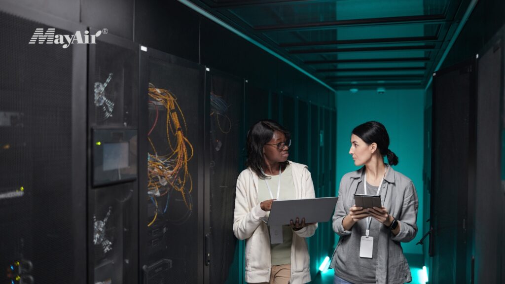 Data center air pollution from diesel generators
